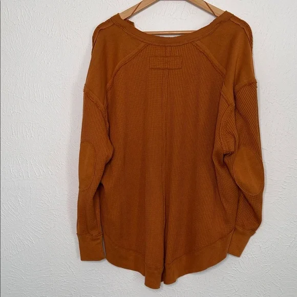 We The Free Free People Thermal Knit Shirt In Autumn Wildflower size small - Picture 6 of 14